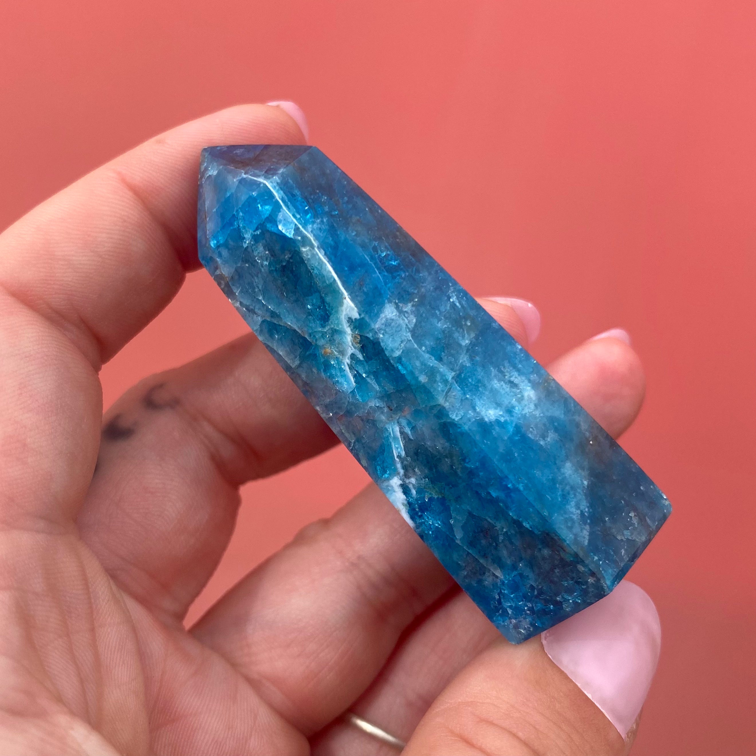 Blue Apatite Point