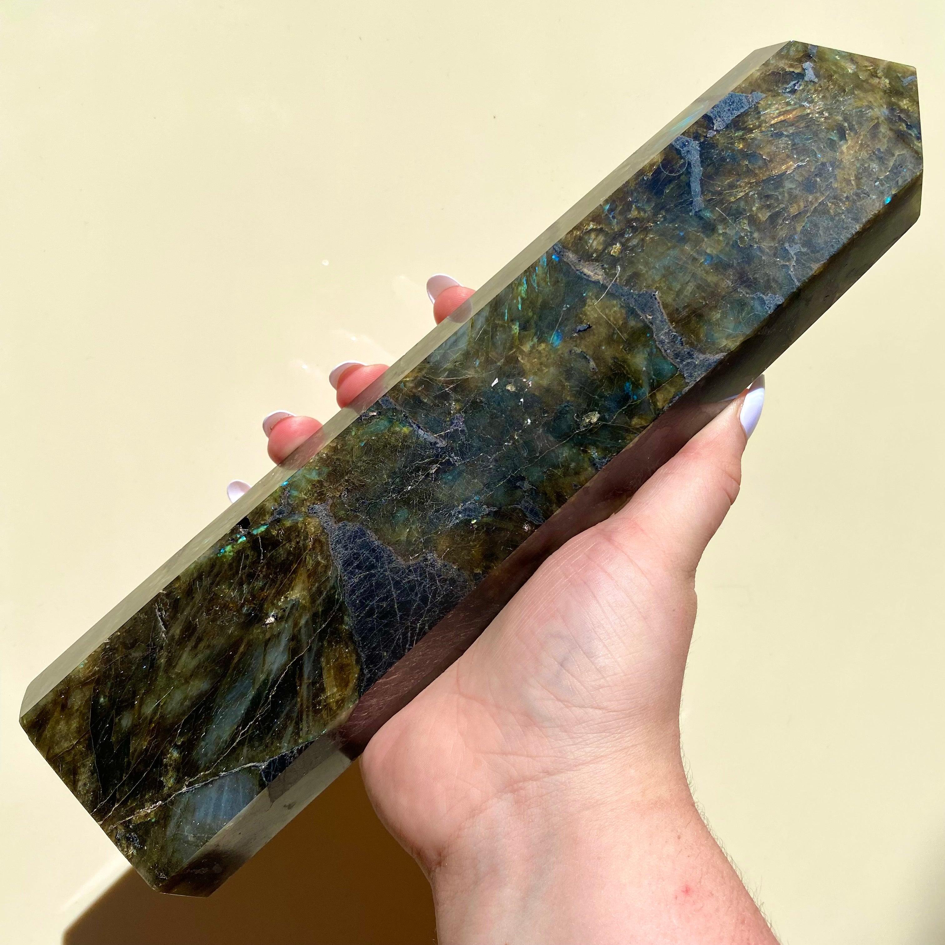 Labradorite Tower - Ruby's Minerals