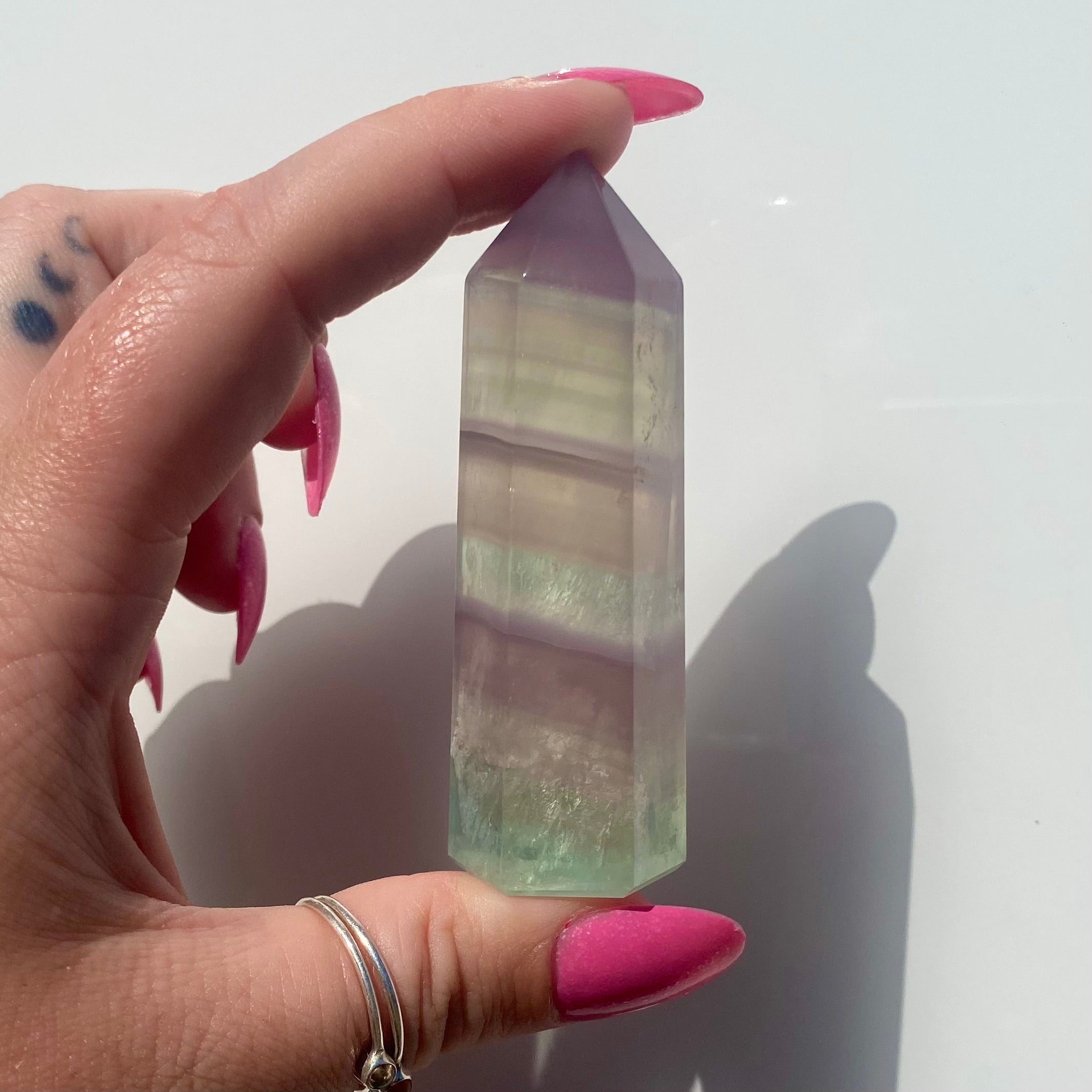 Lavender Fluorite Point