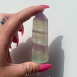 Load image into Gallery viewer, Lavender Fluorite Point
