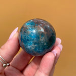 Load image into Gallery viewer, Blue Apatite Sphere
