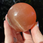 Load image into Gallery viewer, Honey Calcite Sphere - Ruby&#39;s Minerals

