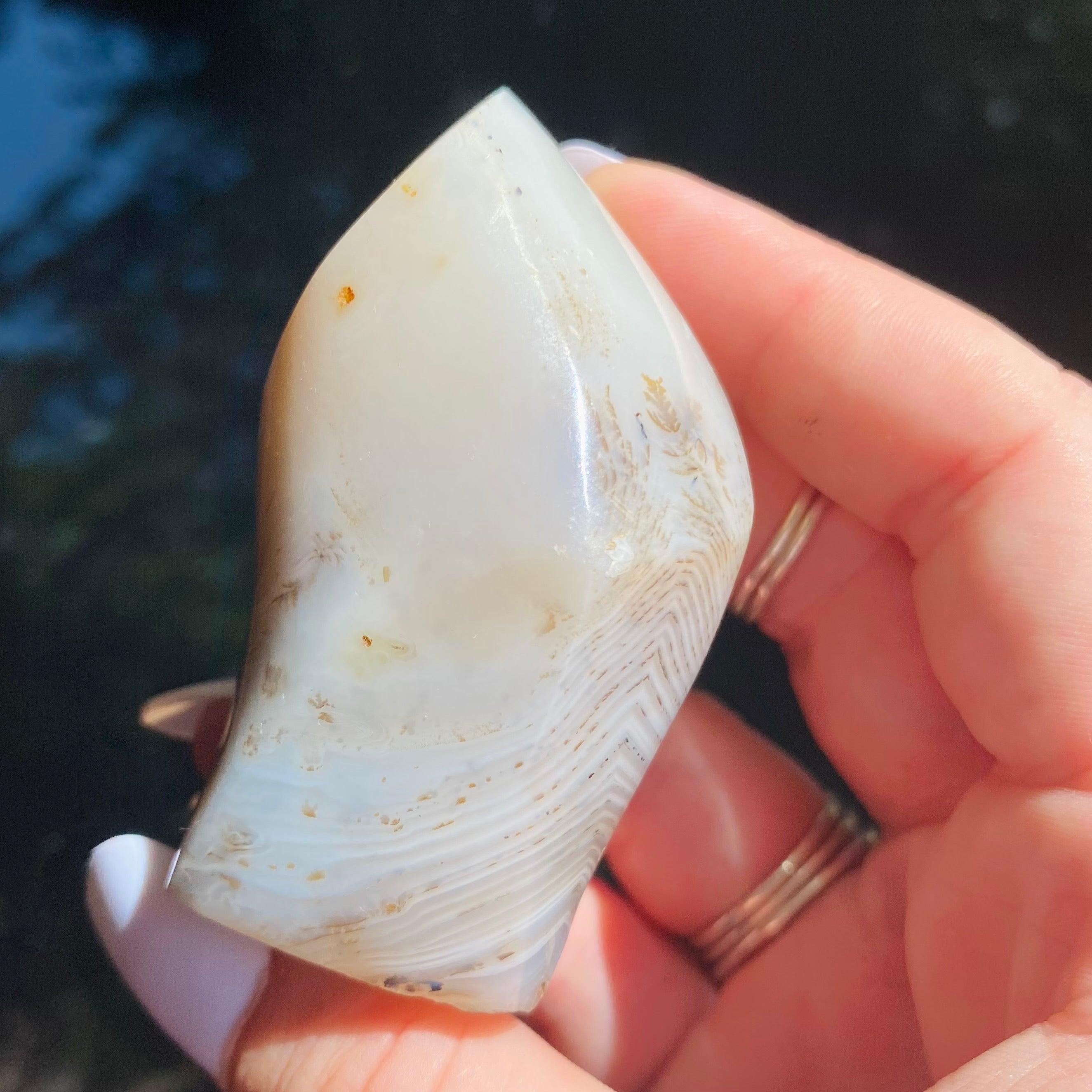 Dendritic Agate Flame - Ruby's Minerals
