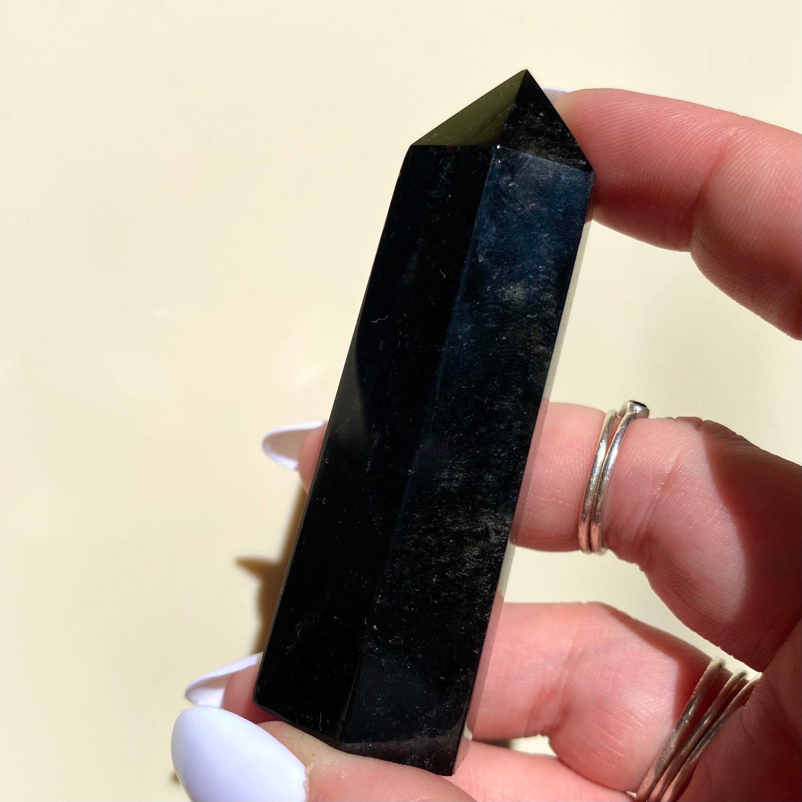 Obsidian Point - Ruby's Minerals