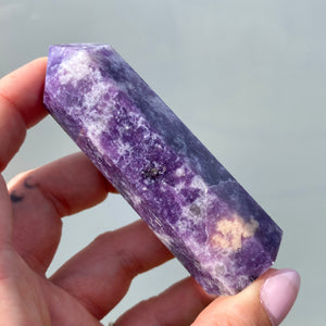 Lepidolite Point
