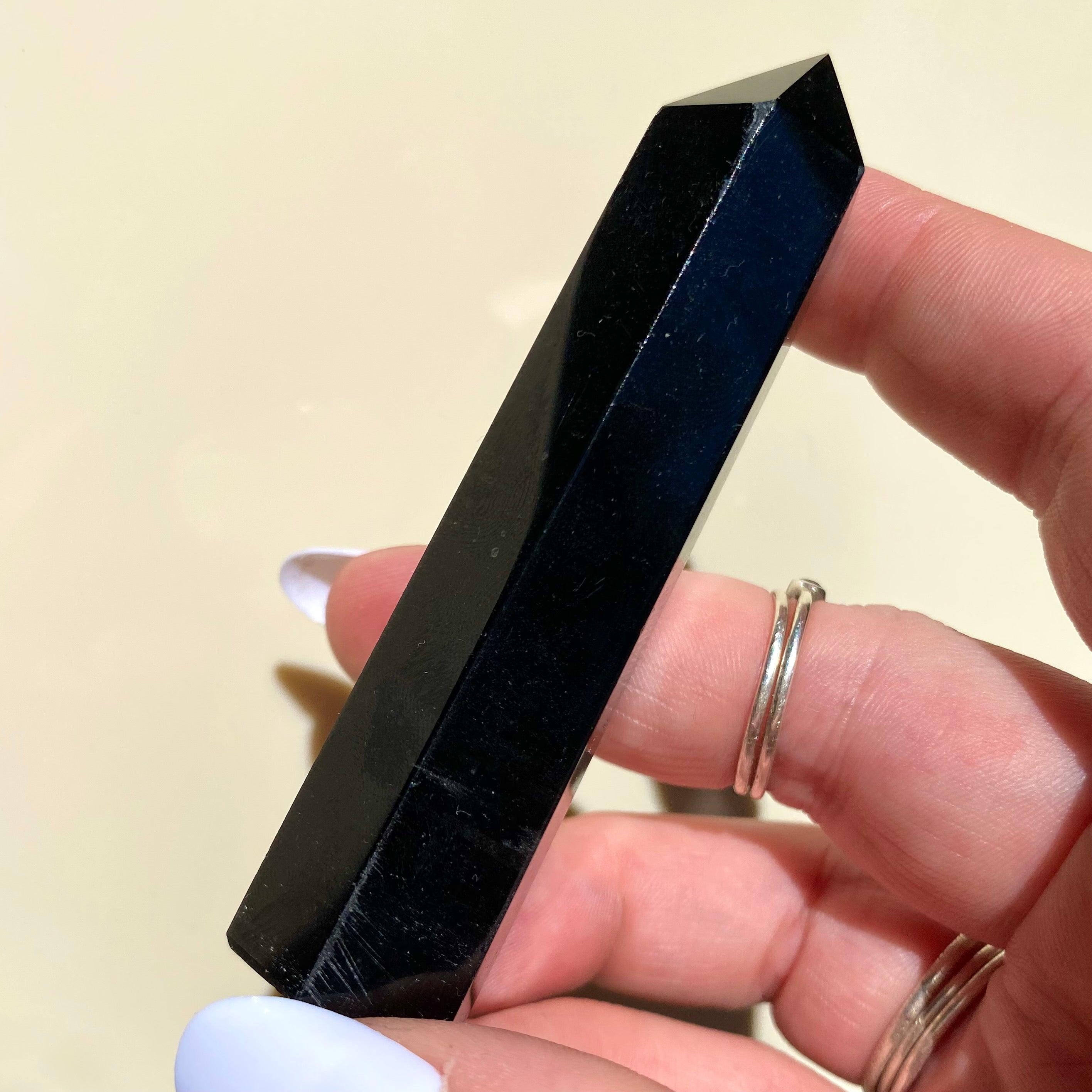 Obsidian Point - Ruby's Minerals