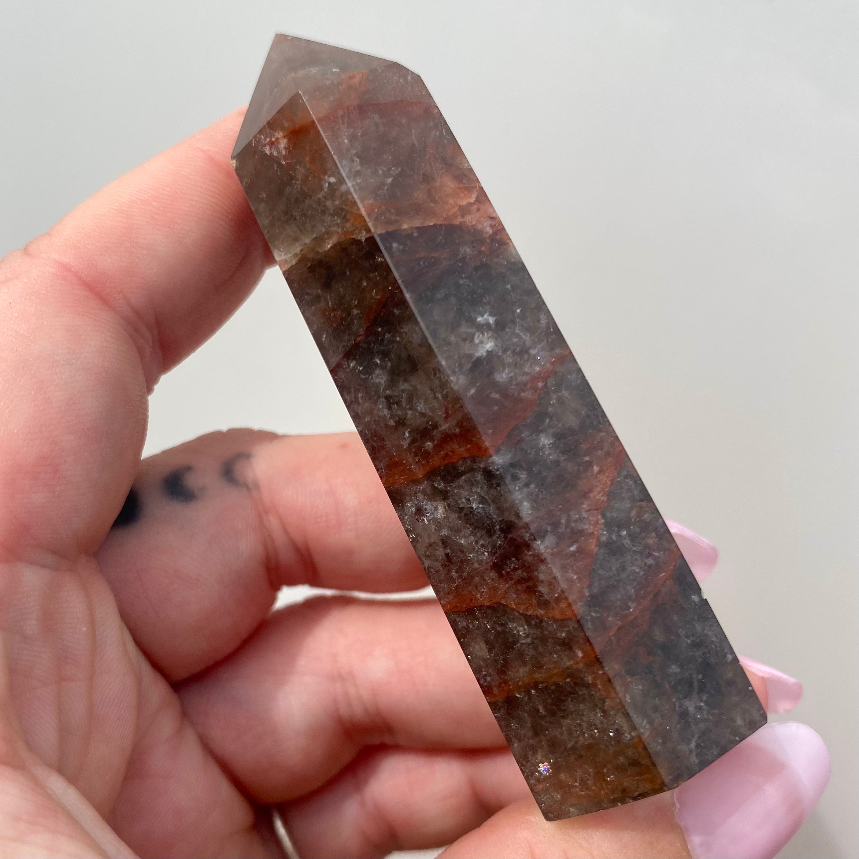 Hematoid Quartz Point