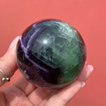 Load image into Gallery viewer, Rainbow Fluorite Sphere
