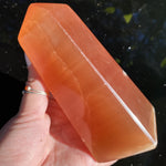 Load image into Gallery viewer, Honey Calcite Tower - Ruby&#39;s Minerals
