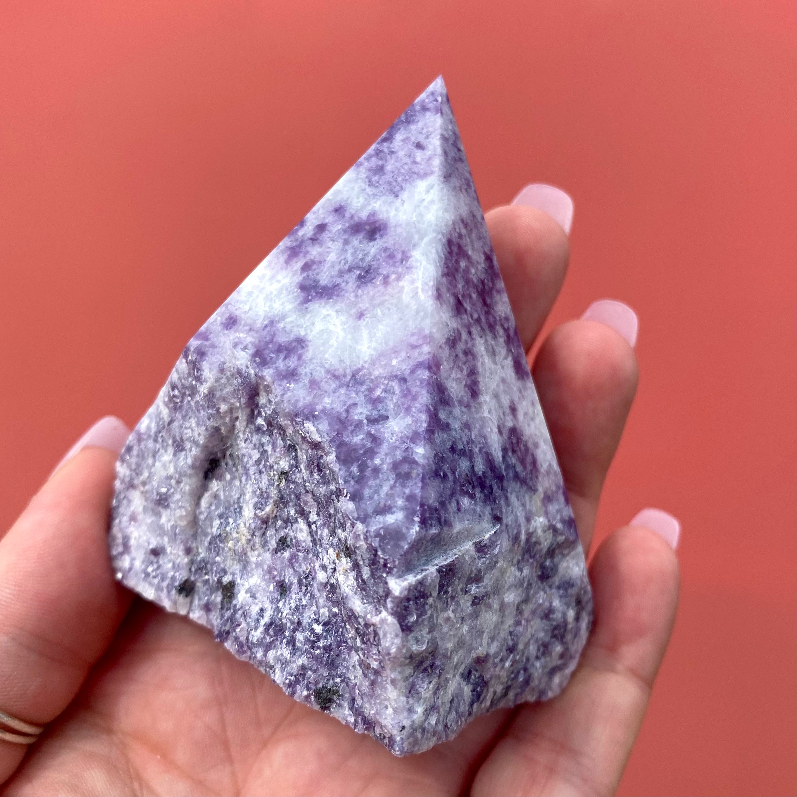 Lepidolite Rough Point
