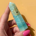 Load image into Gallery viewer, Blue Aragonite Point
