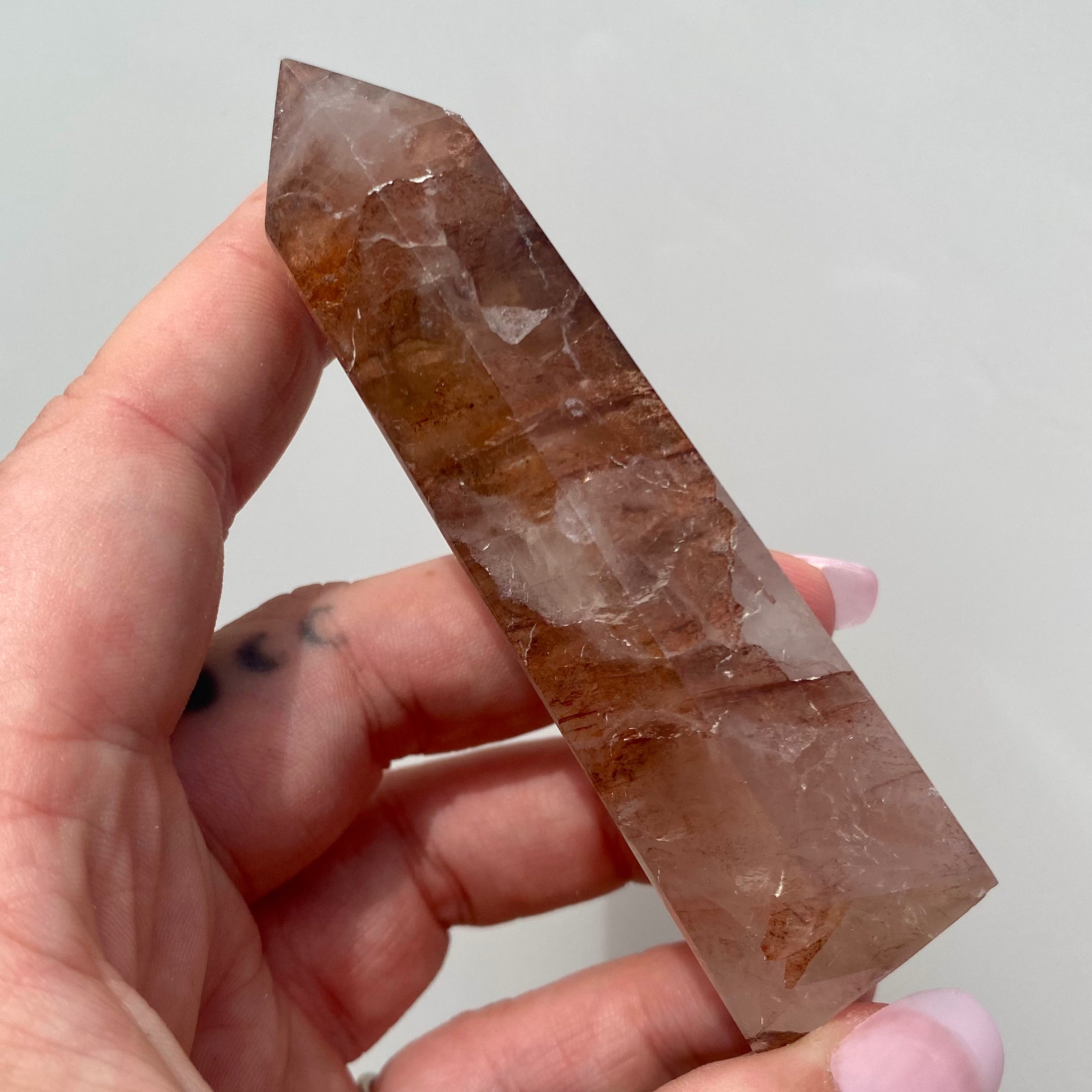 Hematoid Quartz Point
