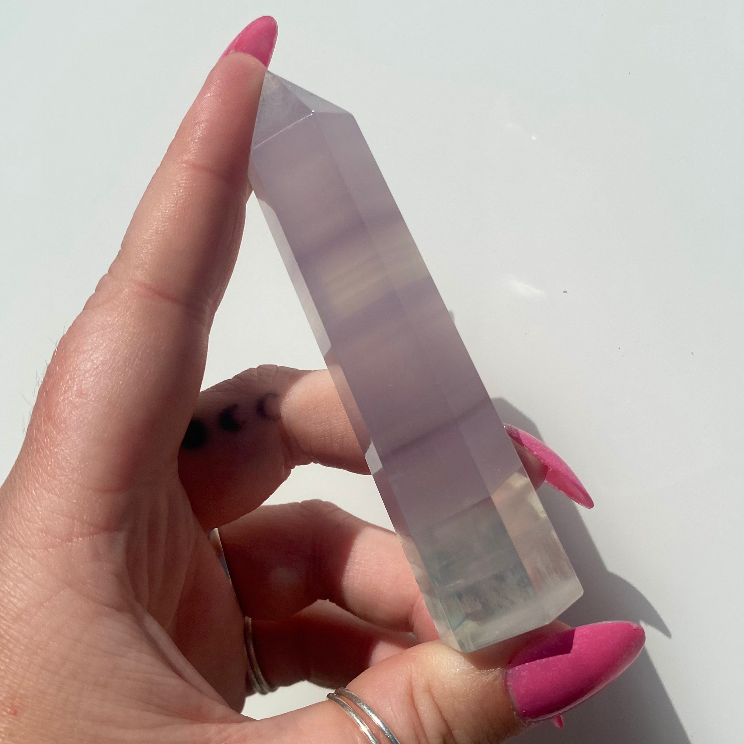 Lavender Fluorite Point