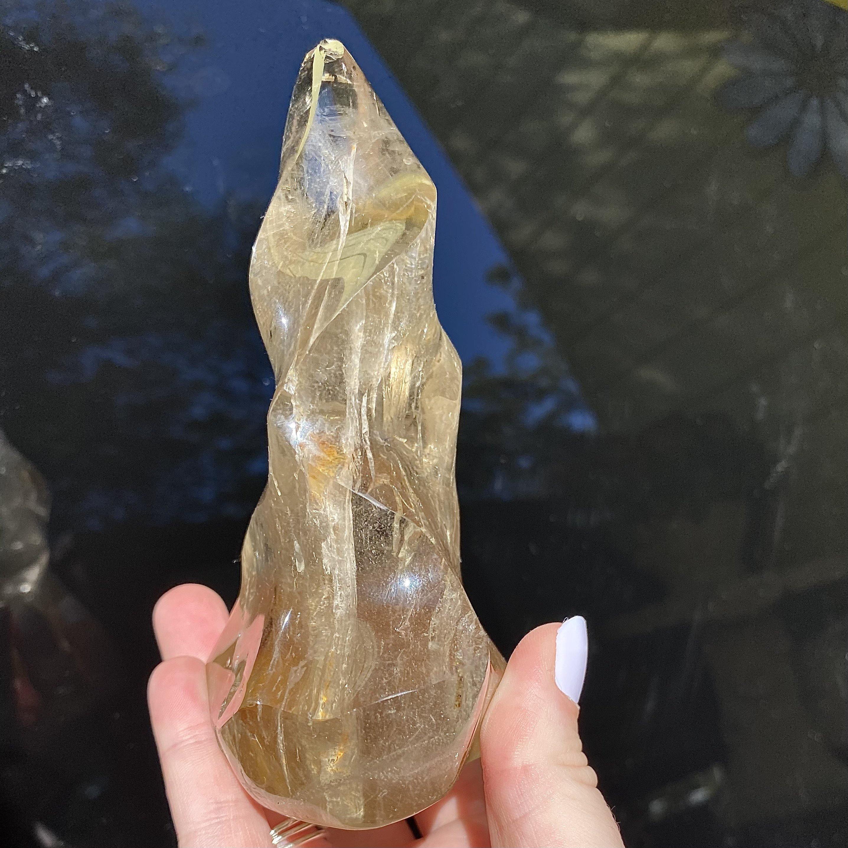 Smoky Quartz Flame - Ruby's Minerals
