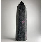 Load image into Gallery viewer, Ruby In Zoisite Point - Ruby&#39;s Minerals
