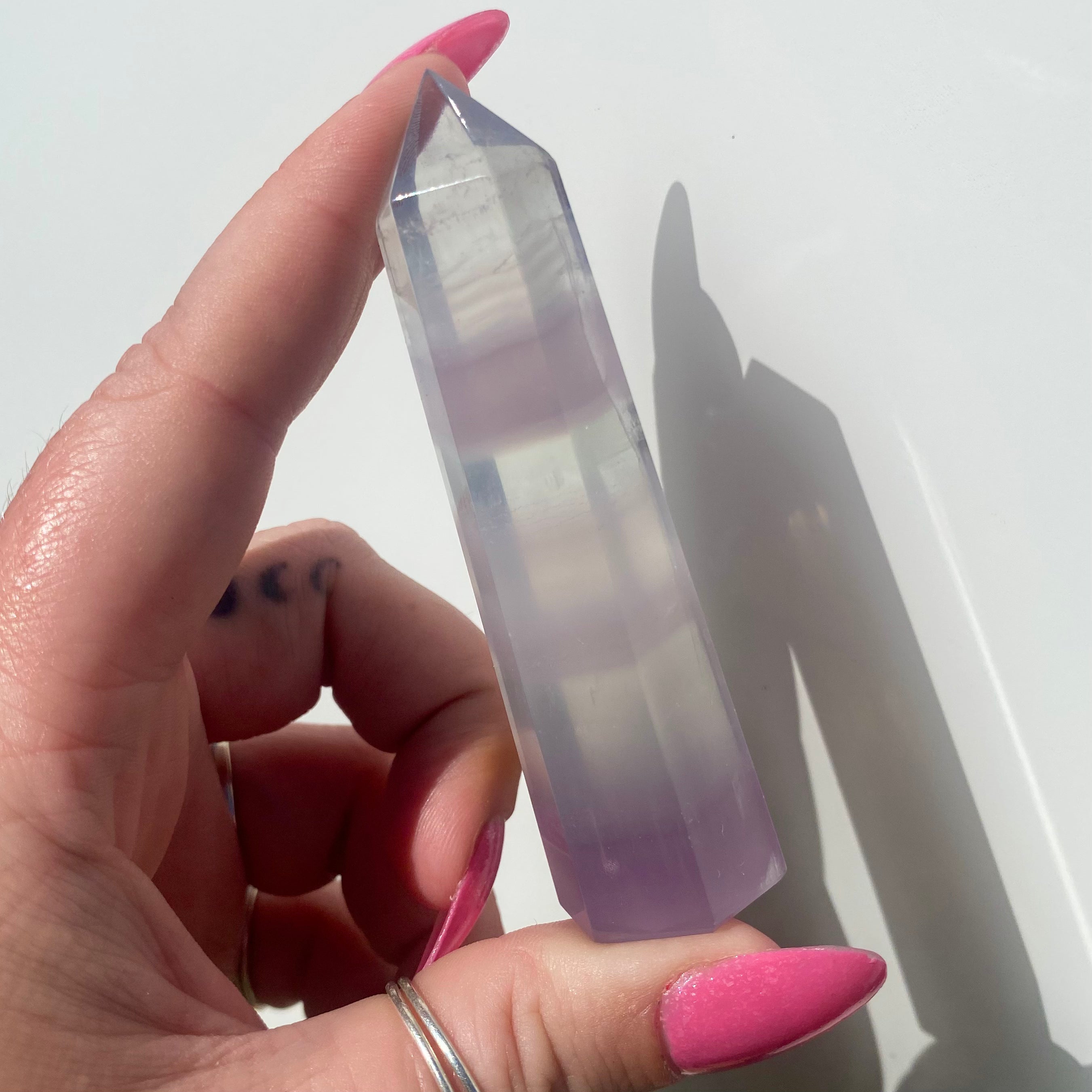 Lavender Fluorite Point
