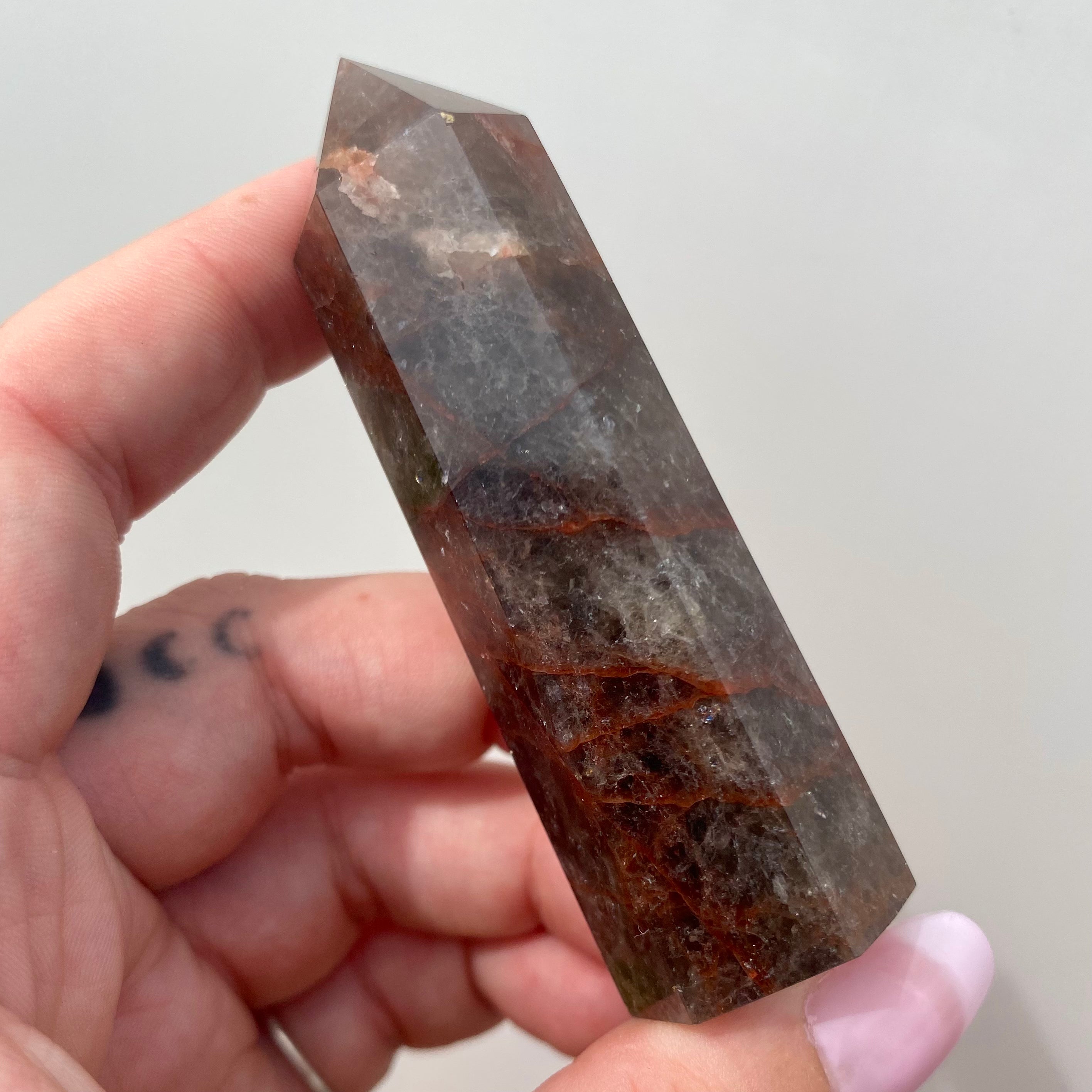 Hematoid Quartz Point