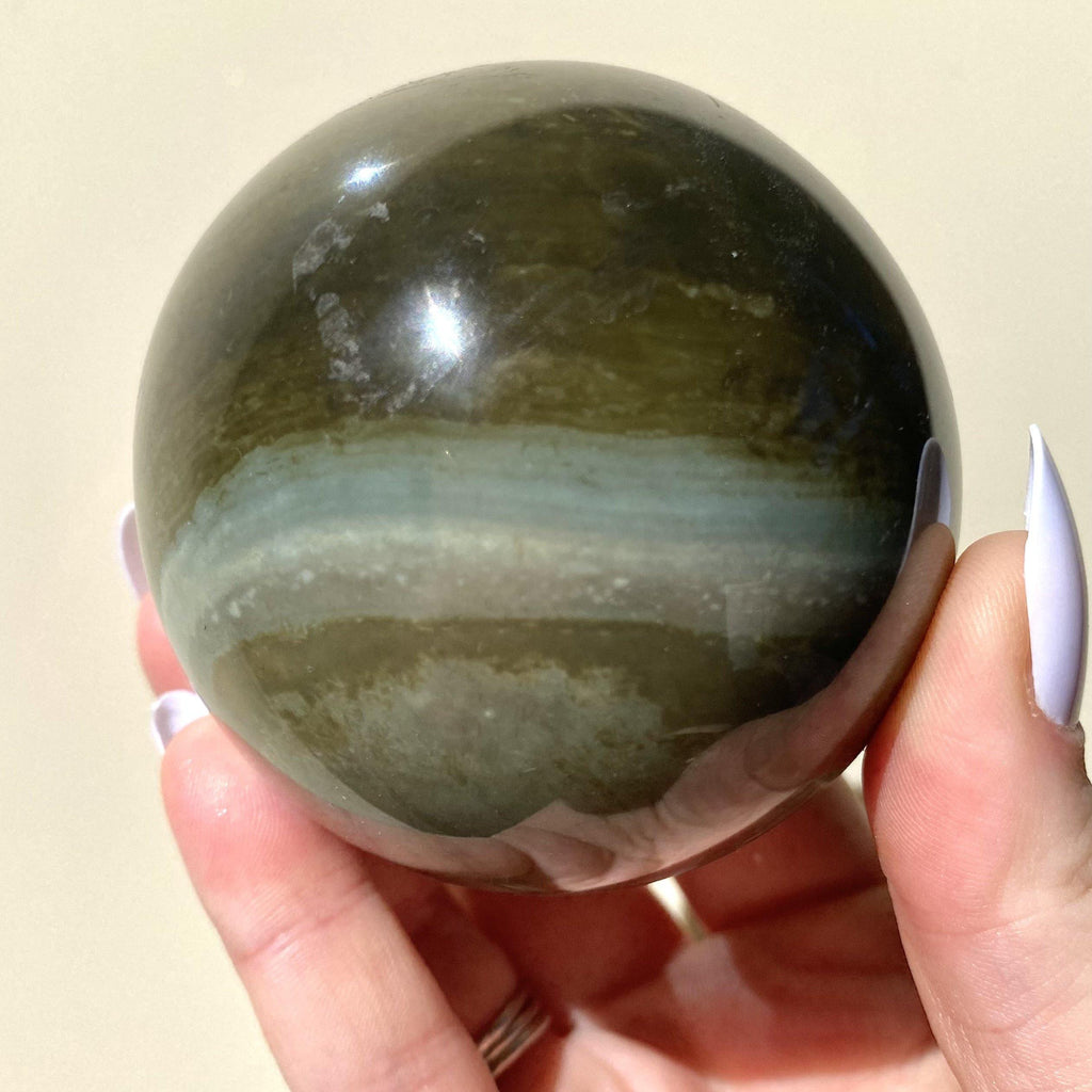 Polychrome Jasper Sphere - Ruby's Minerals
