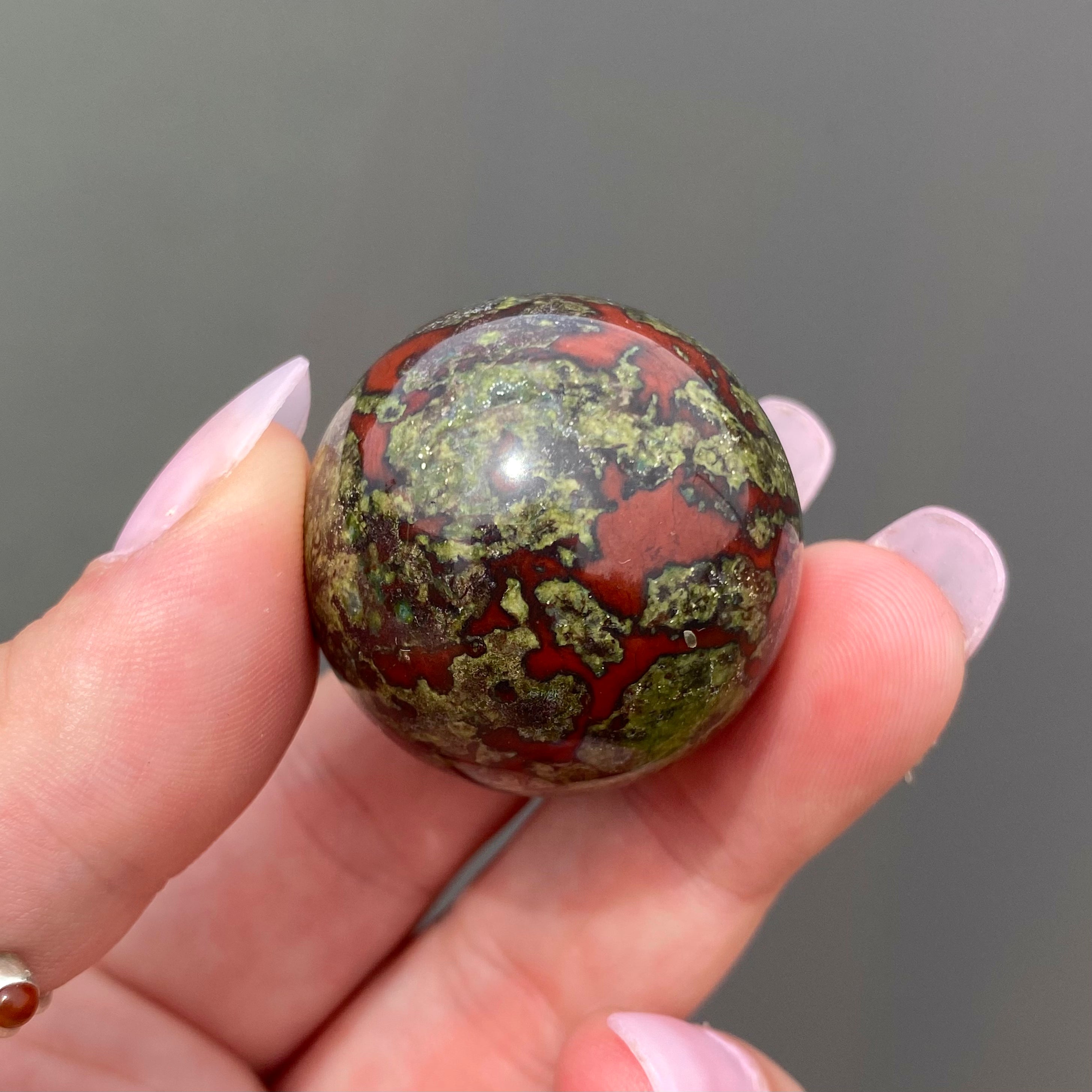 Dragon Bloodstone Sphere