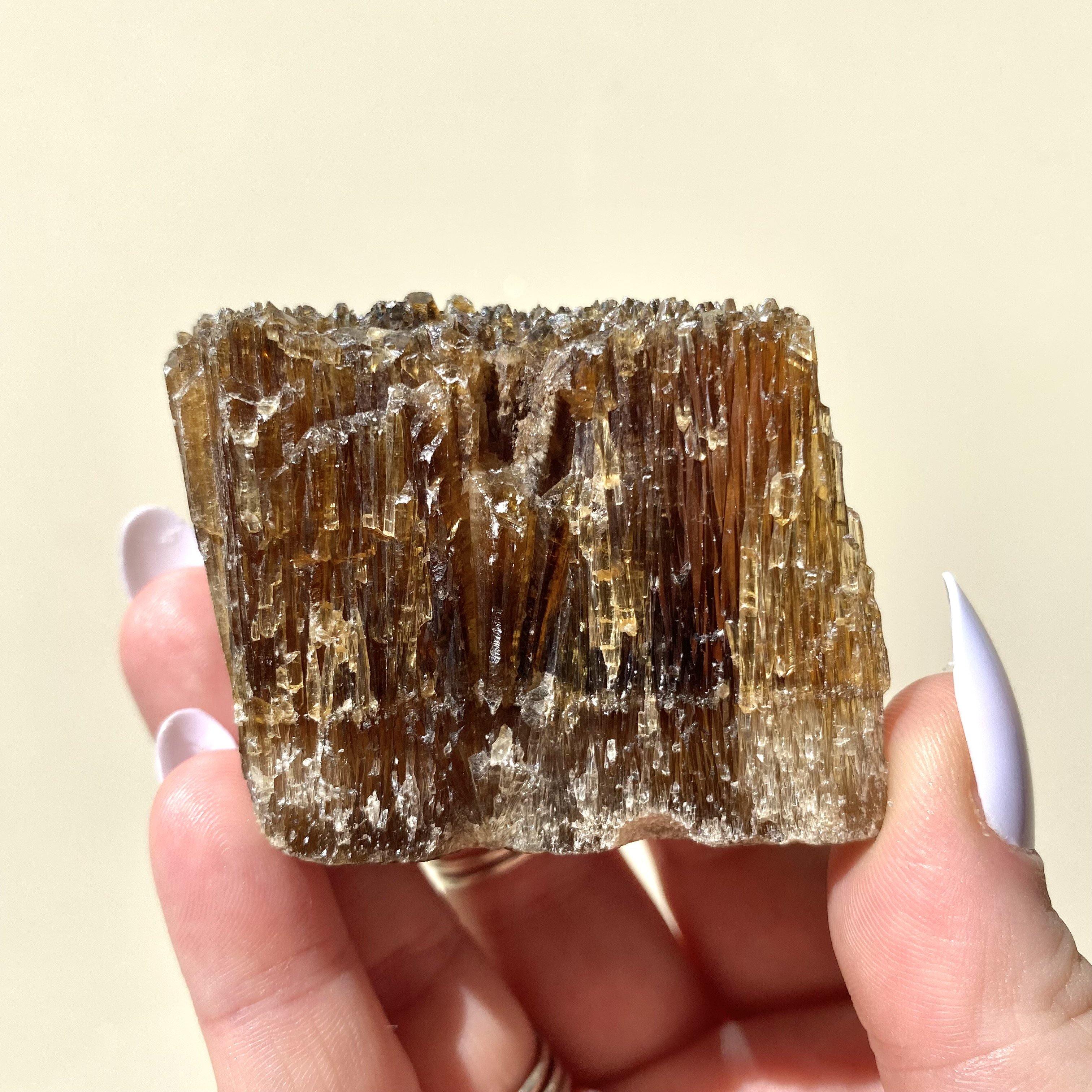 Amber Calcite - Ruby's Minerals