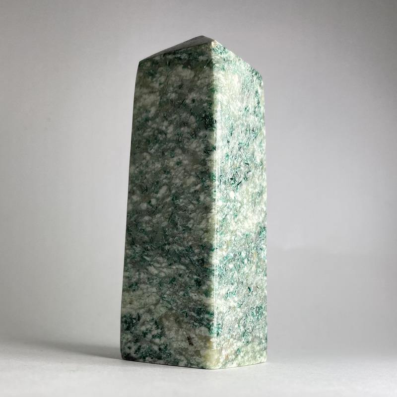 Green Kyanite Point - Ruby's Minerals