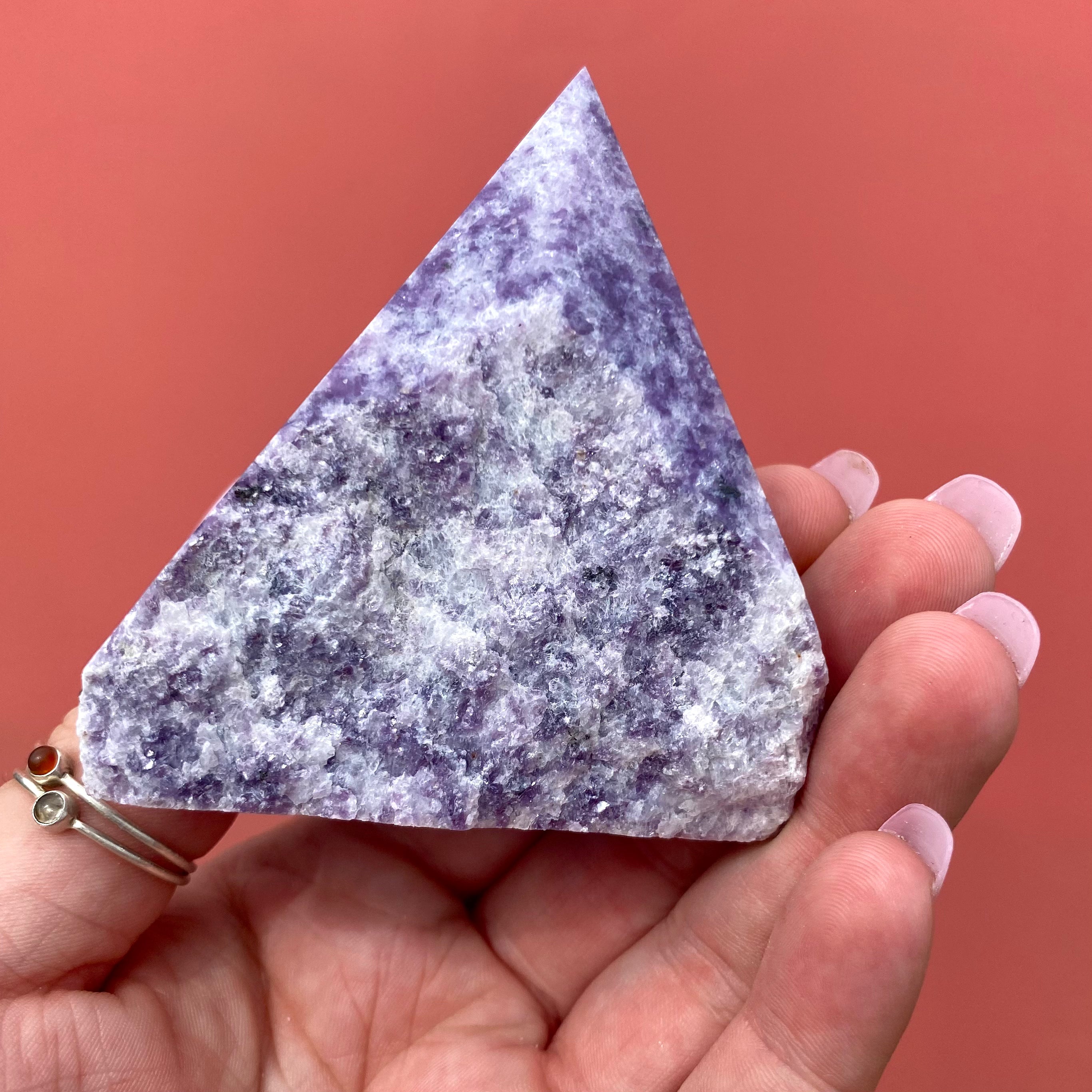 Lepidolite Rough Point