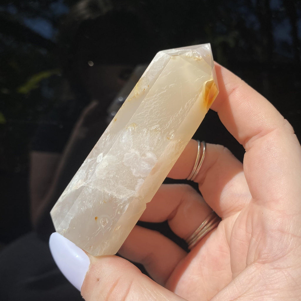 Flower Agate Point - Ruby's Minerals