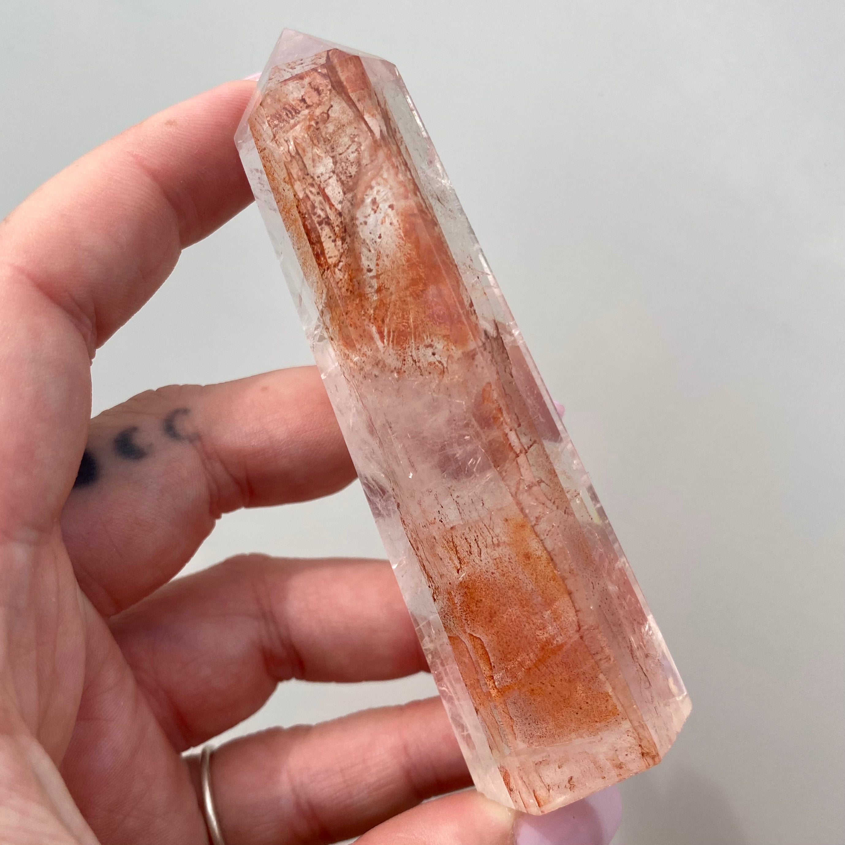 Hematoid Quartz Point
