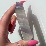 Load image into Gallery viewer, Lavender Fluorite Point
