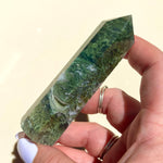 Load image into Gallery viewer, Moss Agate Point - Ruby&#39;s Minerals
