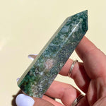 Load image into Gallery viewer, Moss Agate Point - Ruby&#39;s Minerals
