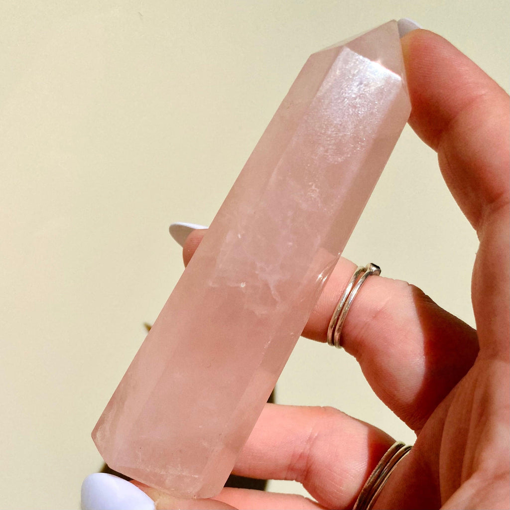 Rose Quartz Point - Ruby's Minerals
