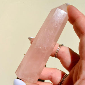 Rose Quartz Point - Ruby's Minerals