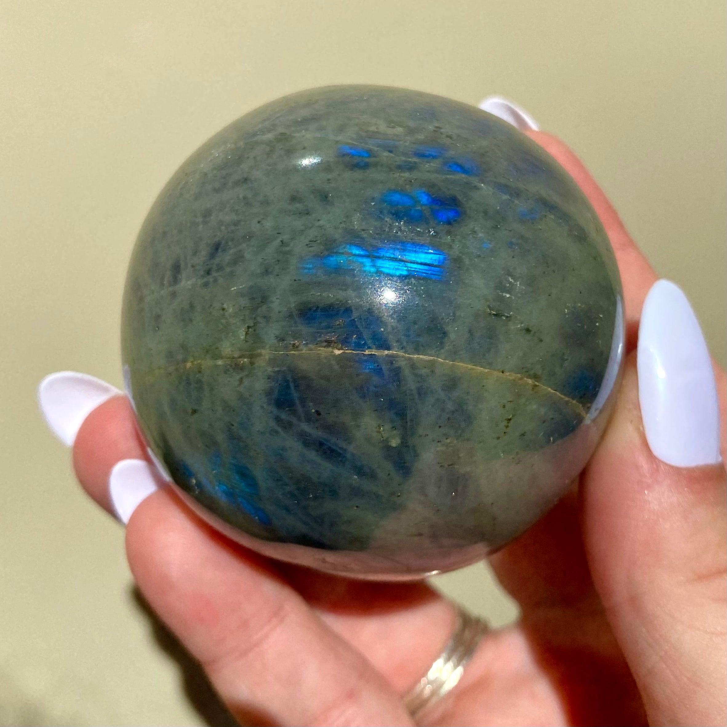 Labradorite Sphere - Ruby's Minerals