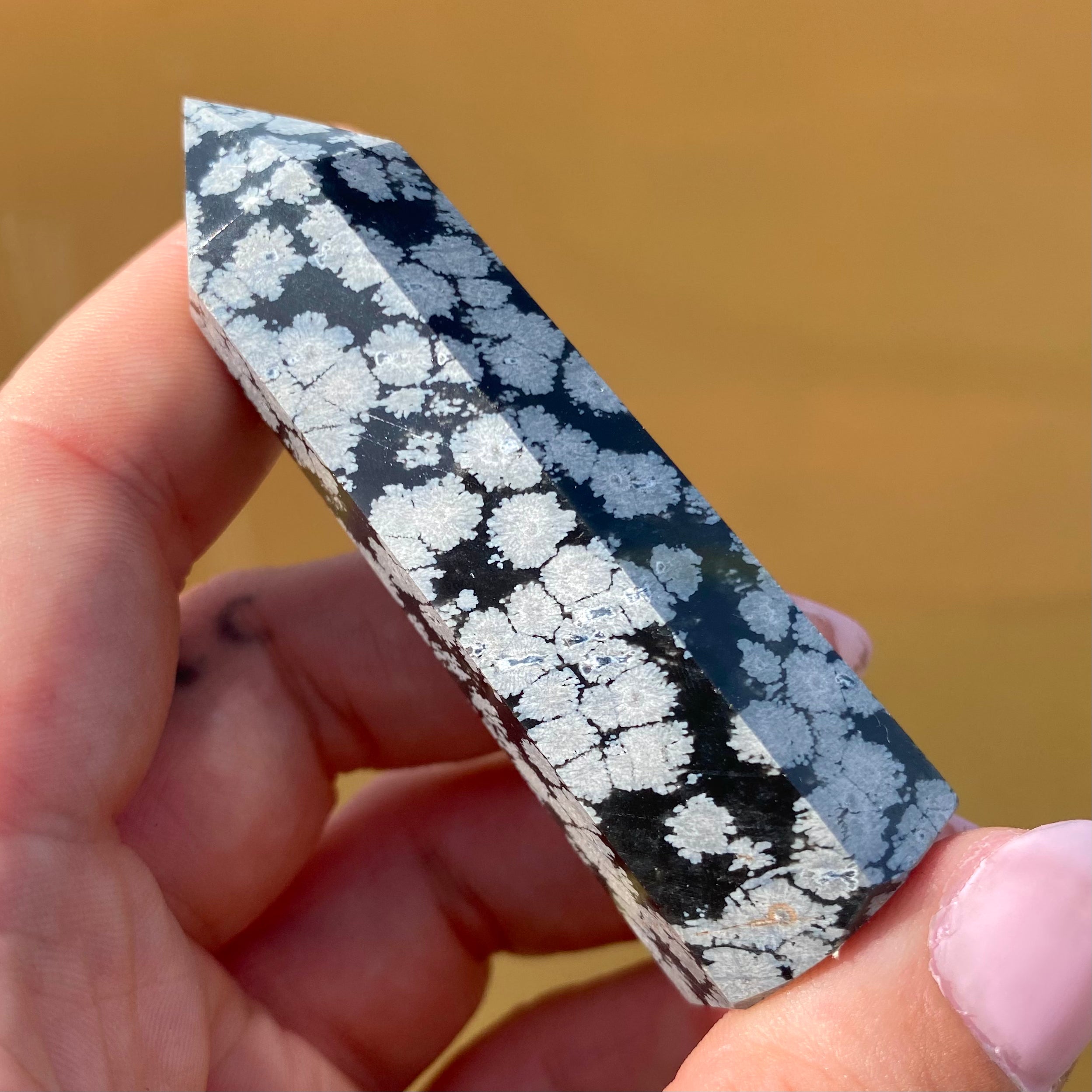 Snowflake Obsidian Points