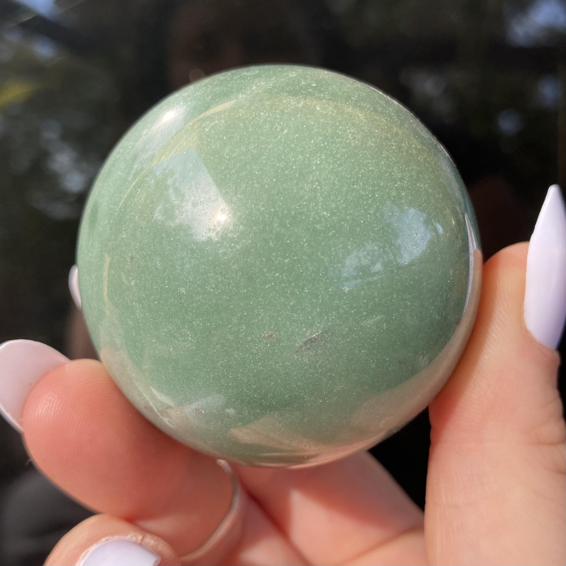 Aventurine Sphere - Ruby's Minerals