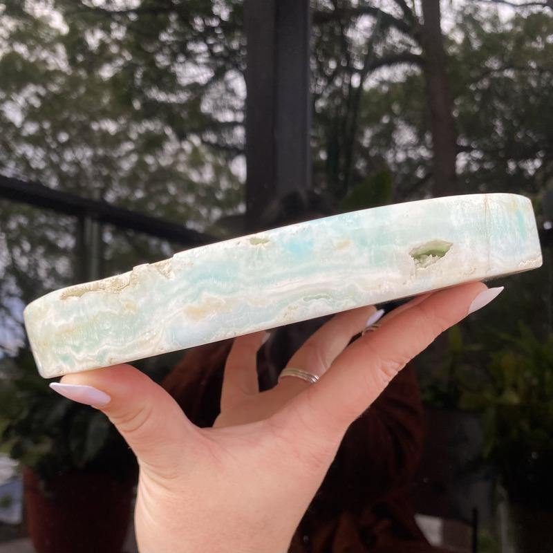 Caribbean Calcite Plate - Ruby's Minerals