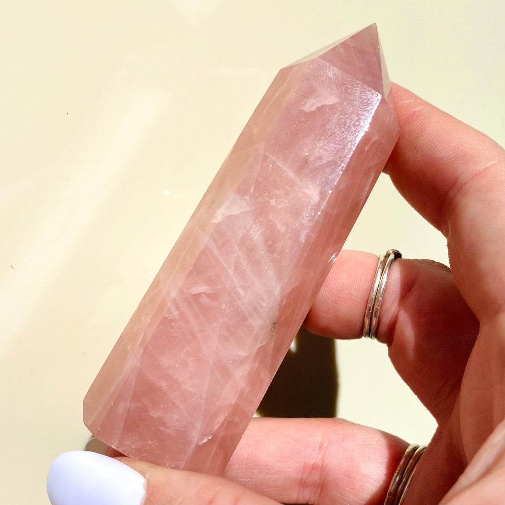 Rose Quartz Point - Ruby's Minerals